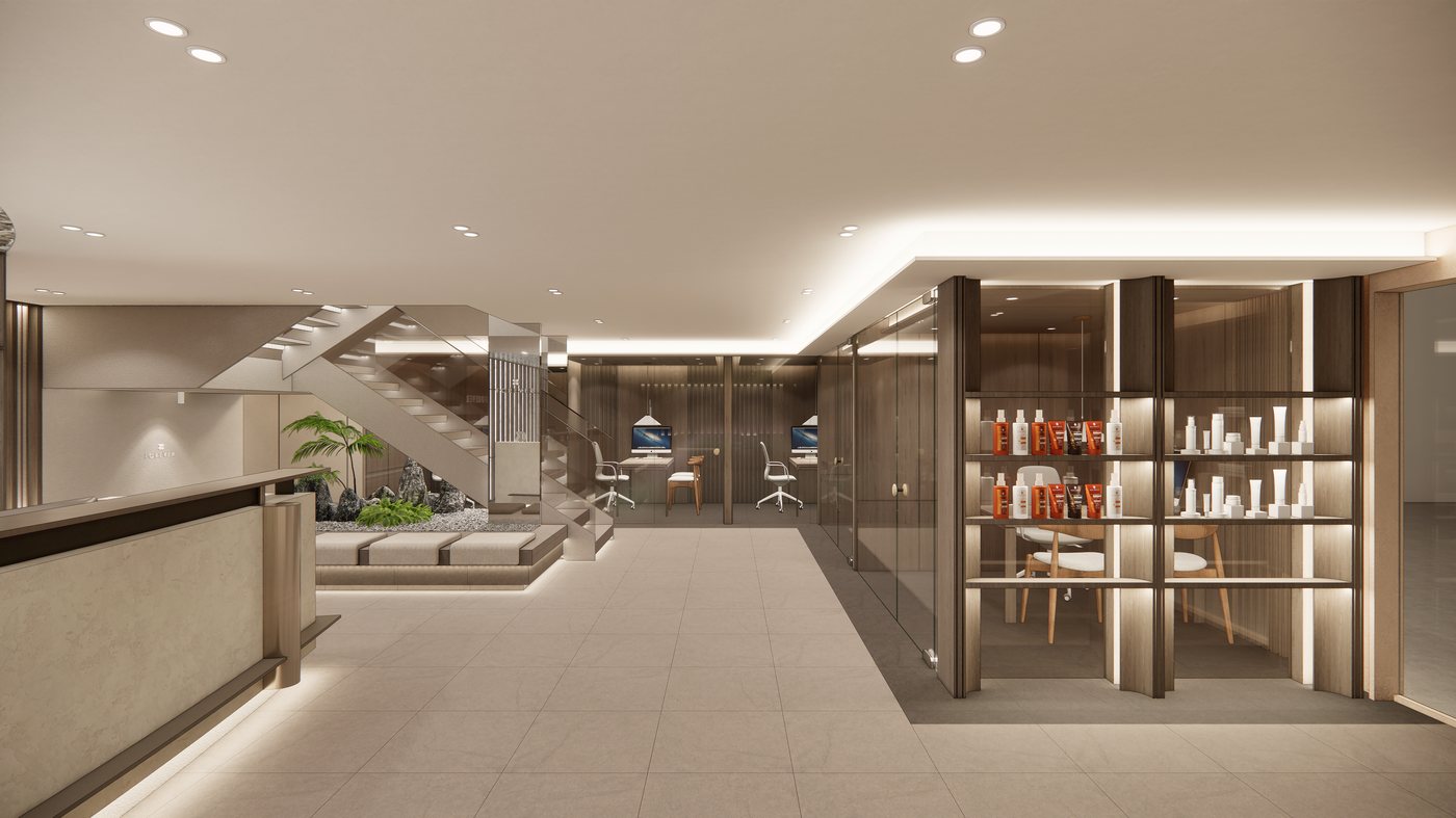 Treatment room design — Forever Clinic Myeongdong